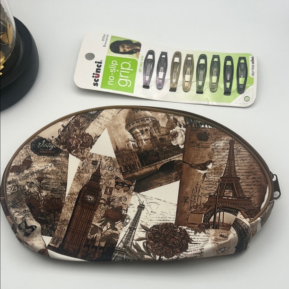 Accessories - Vintage Print Cosmetic Pouch